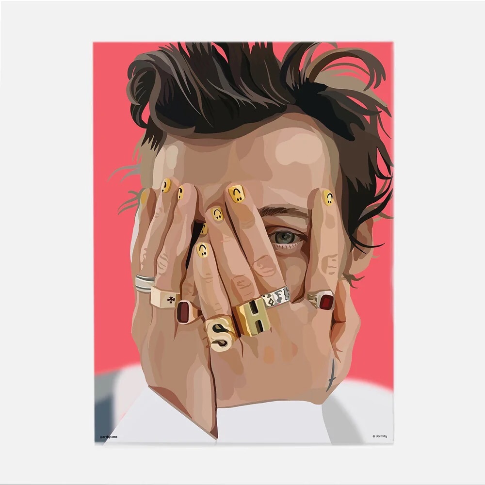 Harry Styles Print By artby.cms